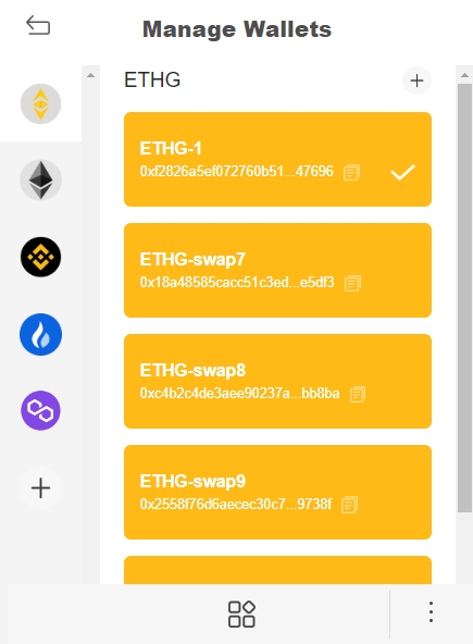 🚀 The Ethereum Gold Smart Network (ETHG) plug-in wallet is a cutting-edge digital asset management tool! 💎

🔒 Supports EVM-compatible public chains like ETH, BNB, Polygon, etc.
🌍 Providing a safe, convenient, seamless, and intuitive user experience for global users.

#Crypto