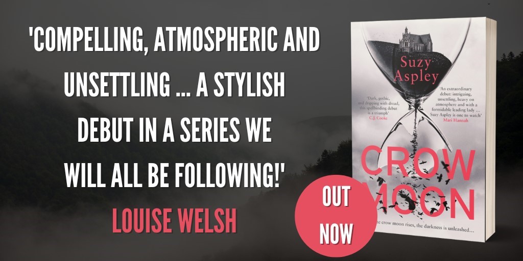 We'll be chatting to local author Suzy Aspley @writer_suzy about her debut gothic thriller novel 'Crow Moon' on Monday 27 May 2:30pm-3:30pm, come along and join us! Gartmore Village Hall Free event Book sales (cash only) T: 01786 237553 E: mobilelibrary@stirling.gov.uk