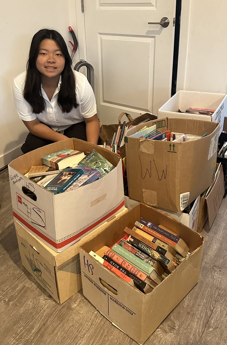 Caitlin has been volunteering with us throughout elementary school.  Thank you Caitlin.