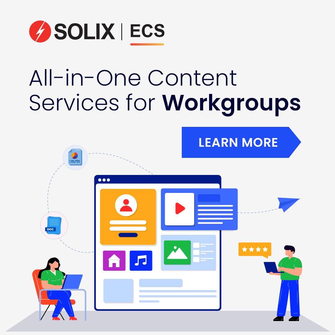 solixbigdata's tweet image. Discover #SOLIXECS: the ultimate digital content solution for modern #Workgroups. 🌐💼 With advanced intelligent features and a unique pricing model, SOLIX ECS ensures #Secure, #Compliant #ContentManagement for your enterprise. 👉 bit.ly/4axJ37k

#DigitalTransformation