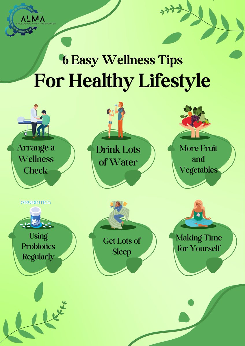 AlmaSkill's tweet photo. 6 Easy Wellness Tips for Healthy Lifestyle
#tips 
#AlmaSkill https://t.co/ILfzyDF4P8