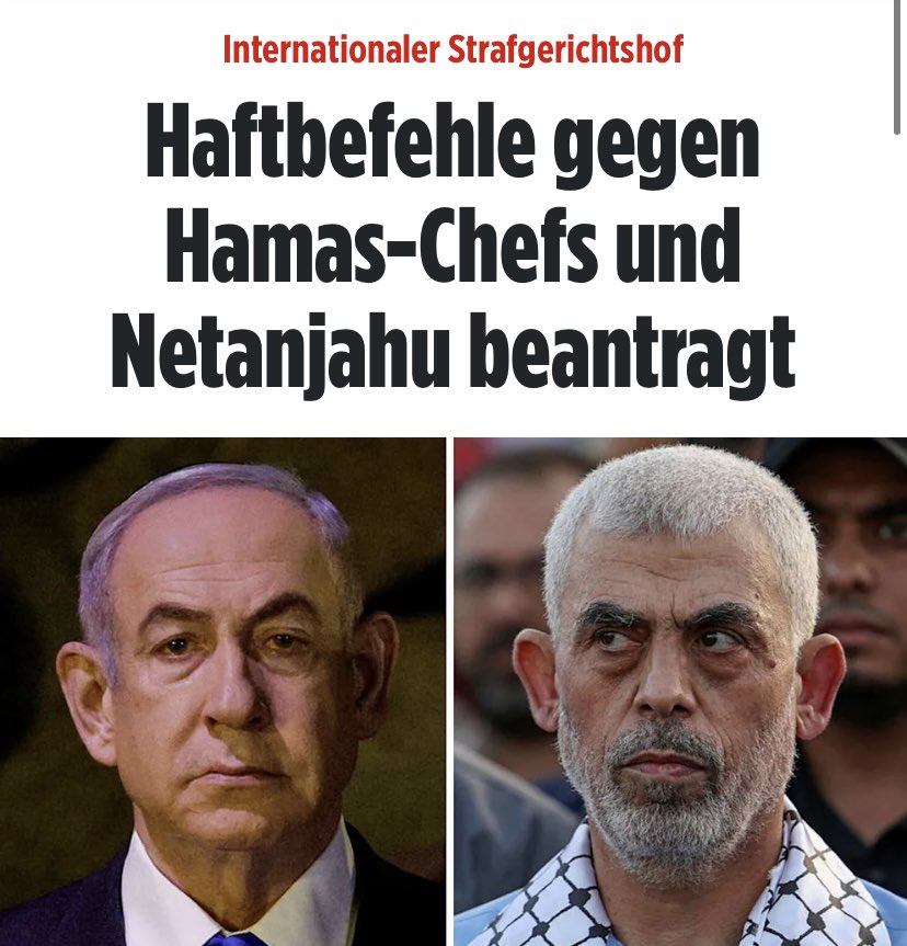 1/2 Man kann vom 🇮🇱-Regierungschef Netanyahu halten was man will und der Mann wird in 🇮🇱 kritisiert wie kein anderer…aber ihn mit dem Mega-Terroristen Sinwar auf eine Stufe zu stellen ist ungefähr so, als würde man Obama & Osama oder Churchill & Hitler auf eine Stufe stellen.