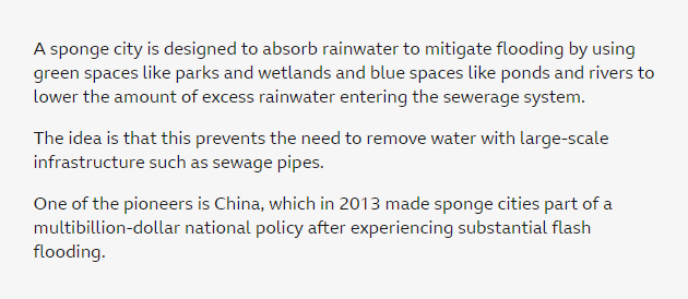 Should London become a 'sponge city'? bbc.co.uk/news/articles/… 

#spongecities #FCERM #SuDS #flashflooding #floodmitigation #floodrisk