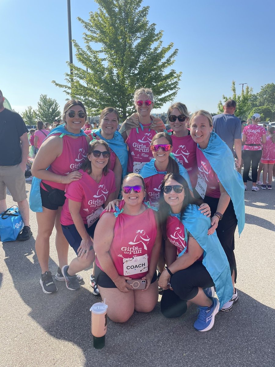 So proud of our Girls on the Run team!!! These girls can do HARD THINGS! @HowellMISchools