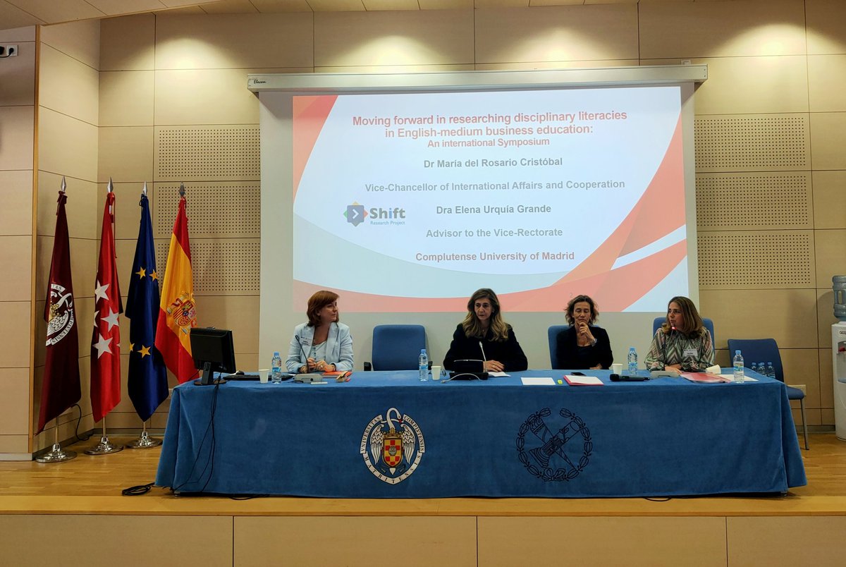 Inauguration of the SHIFT international seminar. 

So grateful to the Vice-Chancellor of International Affairs and Cooperation and to the Advisor to the Vice-Rectorate for being here with us today.