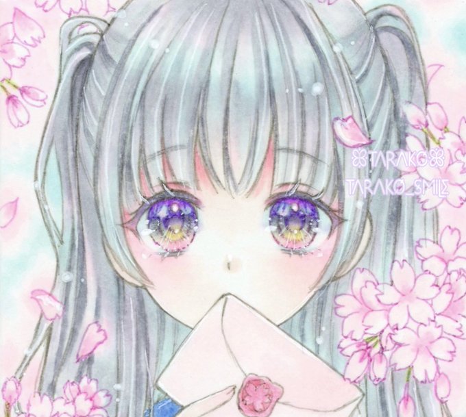 「女の子 桜」のTwitter画像/イラスト(新着)