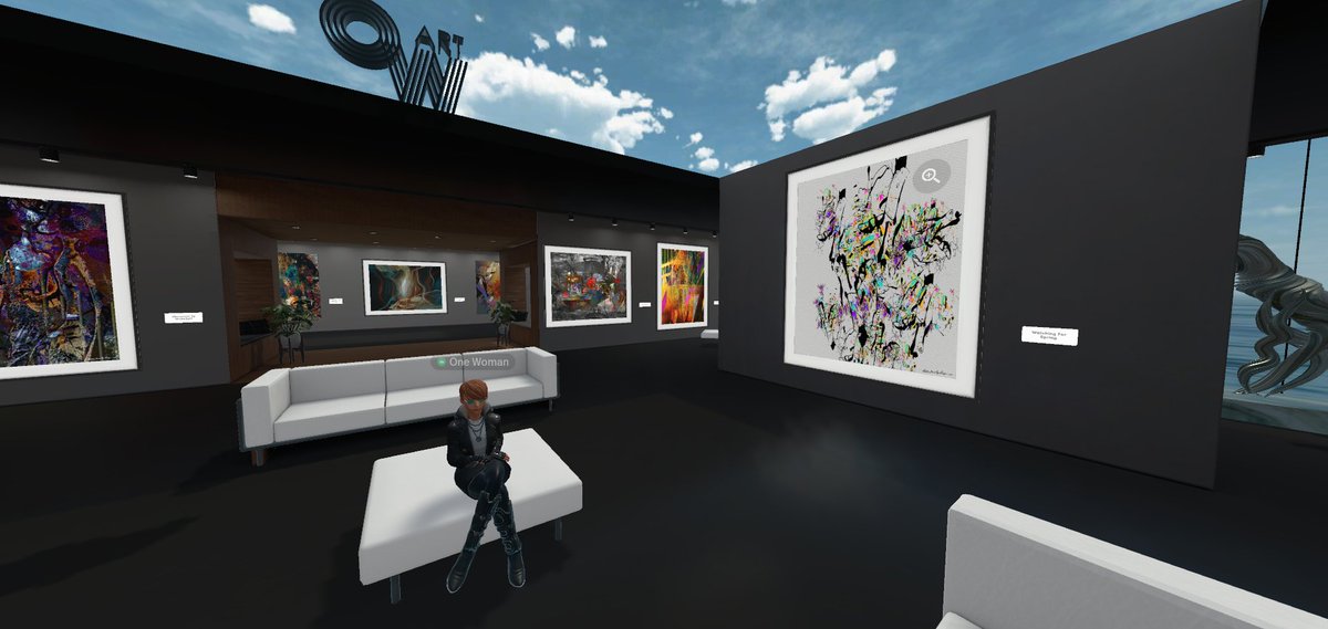 “One Last Kiss Goodbye” and “Berto” in One Woman’s Experimental #ArtGallery🎭right on the water! Thanks for sharing your art @vadqcooper 🌊 

#worldhopping @Spatial_io #shotinspatial #web3 #metaverse #unitymade #artnow #ligthkeeper #virtualgalley #spatial