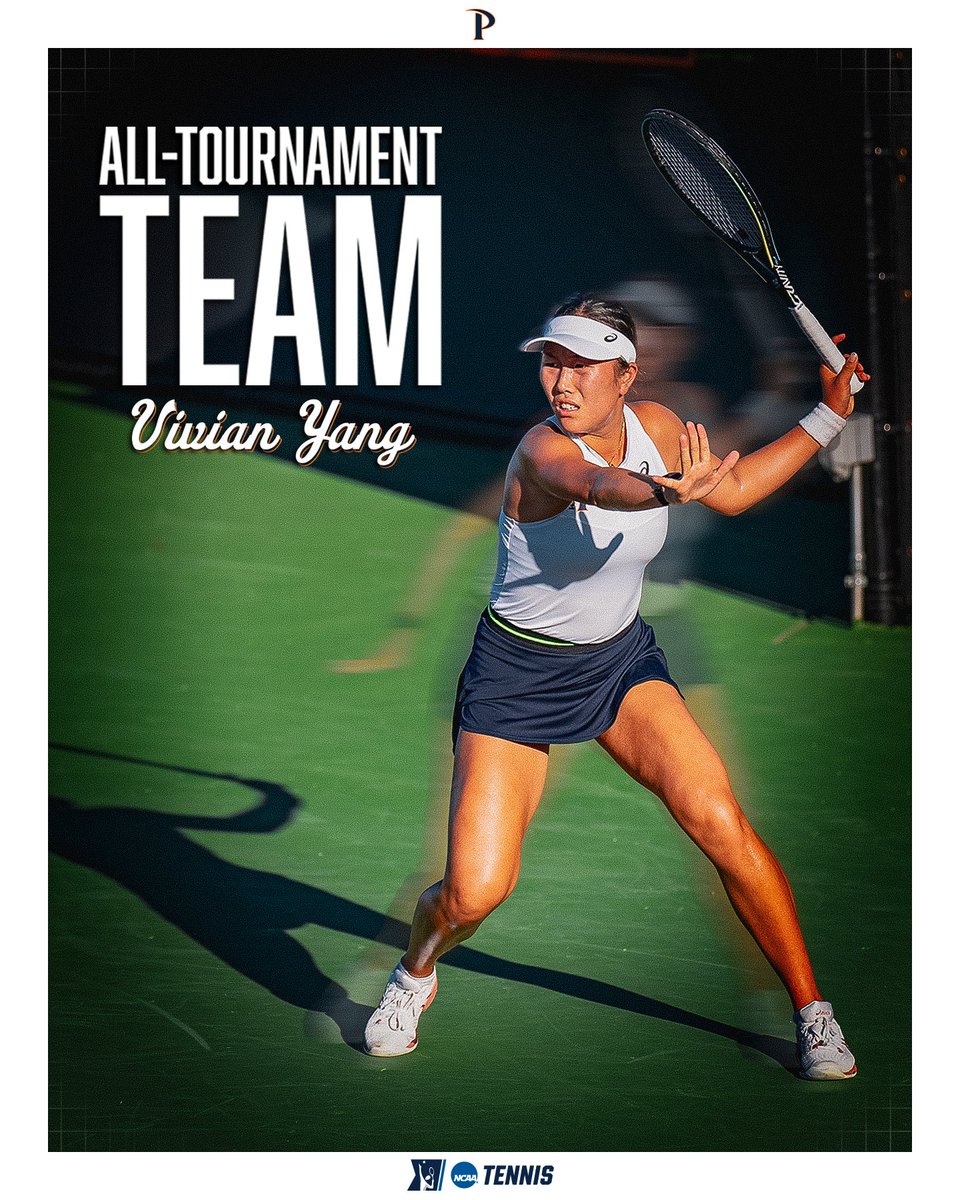 Unreal tennis all postseason 👏 Congrats to Vivian Yang for making the NCAA All-Tournament team!