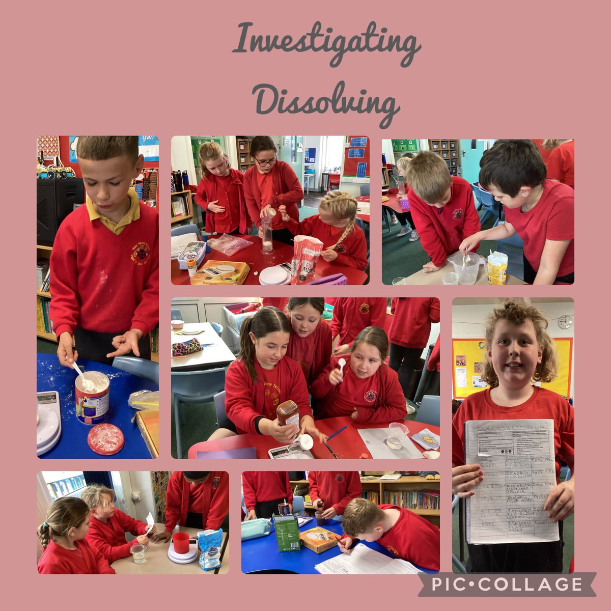 Investigating substances that dissolve #predicting #observing  #scienceandtechnology #independentwork
