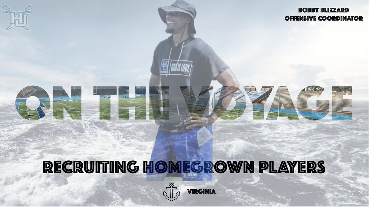 WE ARE ON THE HUNT FOR FUTURE PIRATES IN THE 757. 🏈⚓️🏴‍☠️ #THEREALHU HOME BY THE SEA