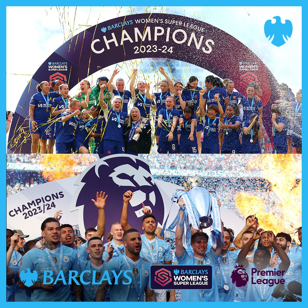 Chelsea and Manchester City's dominance of the leagues continues, with historic runs of consecutive championships won. Pushed to the very end, they held strong and showed why they are the standard bearers for English football. Congrats on a monumental season for both sides. 🏆🏆