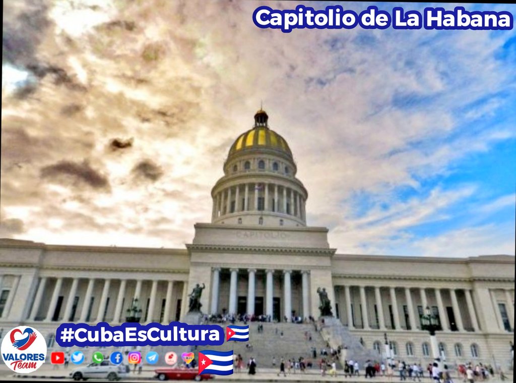 🗣 #CubaEsCultura 🇨🇺 Se cumplen 9️⃣5️⃣años de inaugurado el Capitolio de La Habana 🇨🇺. 👉 Majestuoso símbolo notable de la Ciudad Maravilla, de gran riqueza arquitectónica, suntuosamente ornamentado, de líneas puras y bellas proporciones. #ValoresTeam 🕊 #LaHabanaViveEnMí 🇨🇺