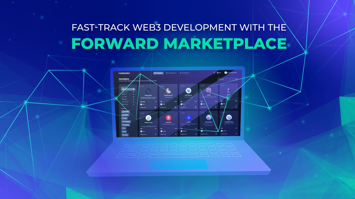 🚀 Calling all #Web3 devs and builders! 🛠️ Are you ready to supercharge your development process and bring your decentralized ideas to life? Visit the #ForwardMarketplace to collaborate and monetize your skills in this thriving ecosystem. Upload your dApp templates and unlock