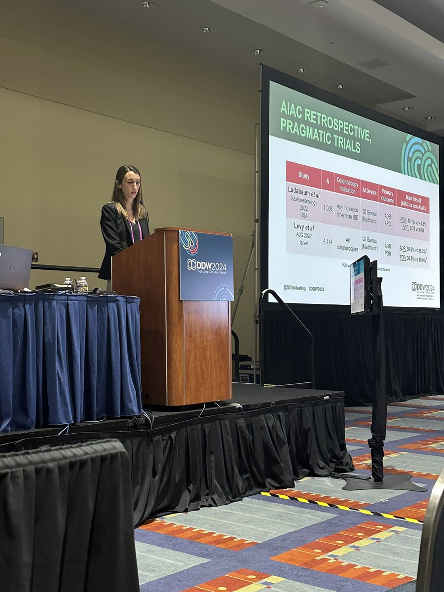 Mohammad Bilal, MD (@bilalmohammadmd) on Twitter photo Outstanding talk by the amazing <a href="/TGHermanMD/">Tessa Herman</a> (yes still a resident) 🔥🔥
Presenting our real-world #AI implementation study and its impact on #ADR
Top level mentorship ⭐️ by <a href="/BJHansonMD/">Brian Hanson</a>
#DDW2024 <a href="/DDWMeeting/">Digestive Disease Week</a> Outstanding talk by the amazing <a href="/TGHermanMD/">Tessa Herman</a> (yes still a resident) 🔥🔥
Presenting our real-world #AI implementation study and its impact on #ADR
Top level mentorship ⭐️ by <a href="/BJHansonMD/">Brian Hanson</a>
#DDW2024 <a href="/DDWMeeting/">Digestive Disease Week</a>