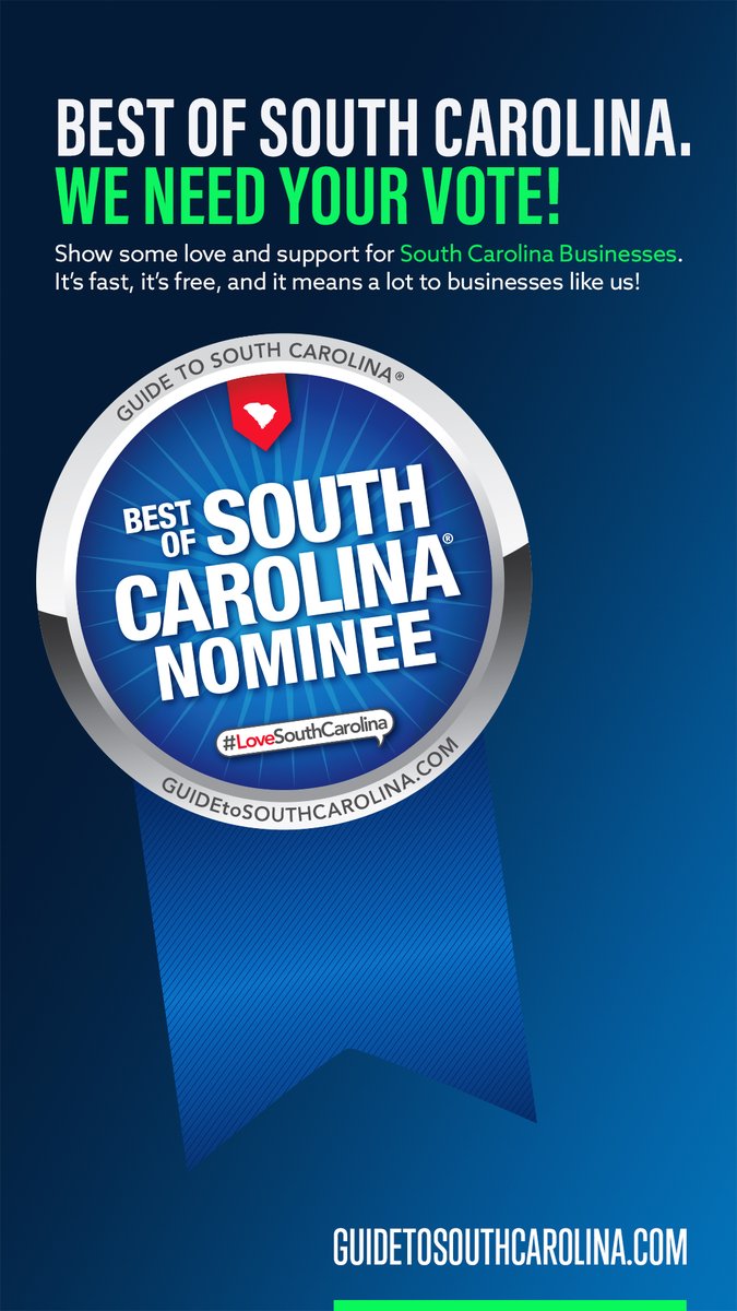 The Best of South Carolina awards showcase businesses working hard to take care of their customers and community. #wildblueropes is excited to have been nominated for #bestplaceforrecreation! Vote at guidetosouthcarolina.com/best-of/vote/s… Pro-tip: You can vote daily 💙 #BESTofSC