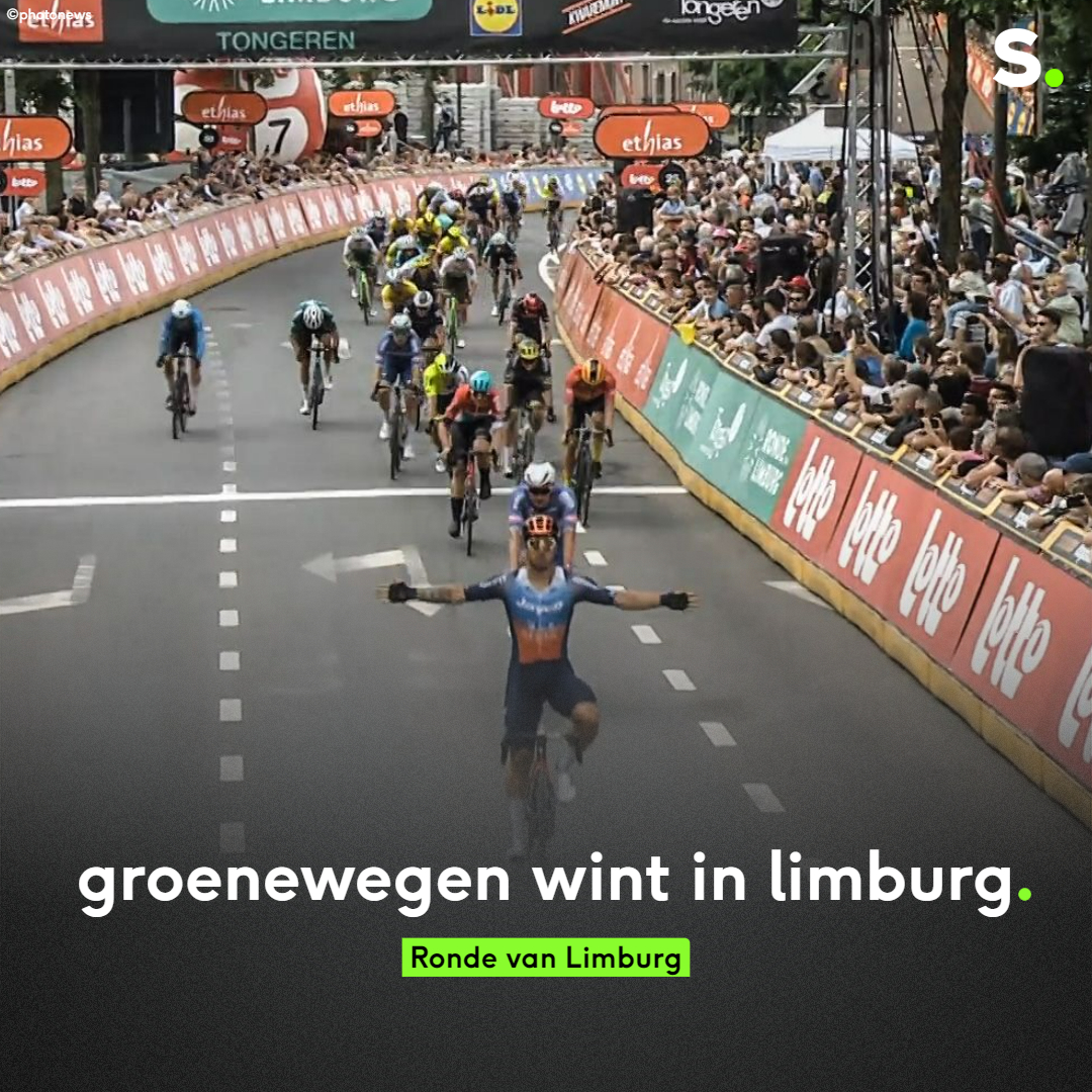 Dylan Groenewegen sprint oppermachtig naar winst in de Ronde van Limburg

sporza.be/nl/2024/05/20/…