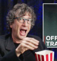 neil gaiman from the comfort of his home watching us losers go insane over a teaser