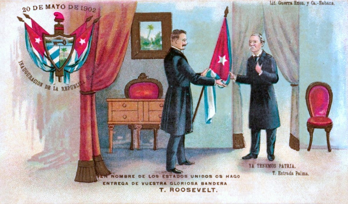 papaluisoficial's tweet photo. Un día como hoy pero de 1902, Cuba se convirtió en REPUBLICA bajo la única y legal Constitución de 1901. Feliz Día.
#annexationcubaUSA #vivacubaamericana #CubaState51 https://t.co/m1RXdsXowr