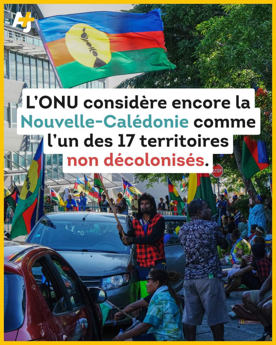 🛑🇳🇨- The UN still considers New Caledonia to be one of the 17 non-decolonized territories. French colonialism must end!