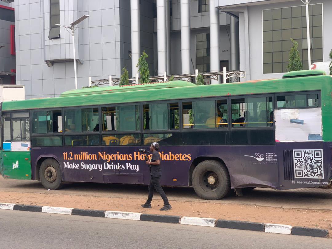 Soft drinks are cheap, but treating diabetes and other non-communicable diseases is not. #MakeThemPay 
Have you seen this bus in the city of Abuja?