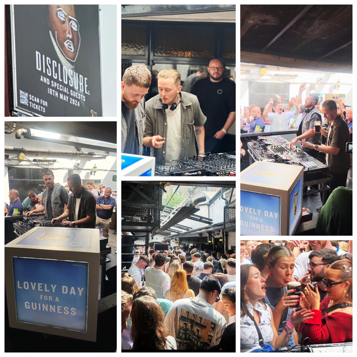 Thanks to everyone that was involved in putting Saturday afternoon together. It was a special couple of hours ☀️
Huge thank you to <a href="/disclosure/">Disclosure</a> &amp; the team @guinness_ireland for organising ❤️

#ODonoghues #MerrionRow #Dublin #Guinness #lovelydayforaguinness #Disclosure