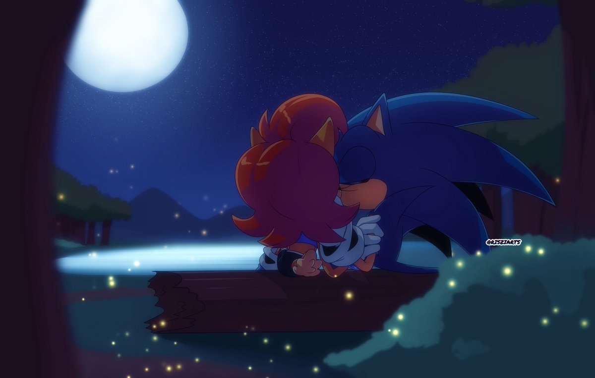 Under the moon
#Sonally
#SonicTheHedgehog