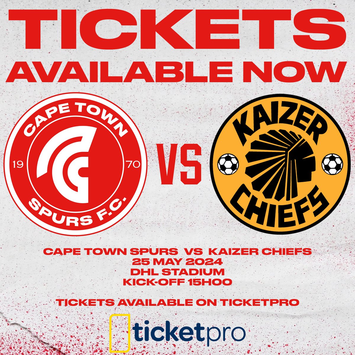 TICKETS AVAILABLE NOW ON TICKETPRO 🎫 Follow Link below 🔗 ticketpros.co.za/portal/web/ind… #CAPETOWNSPURS #URBANWARRIORS #PSL #DSTVPREMIERSHIP #OURYOUTHOURFUTURE #CAPETOWN #SOUTHAFRICA