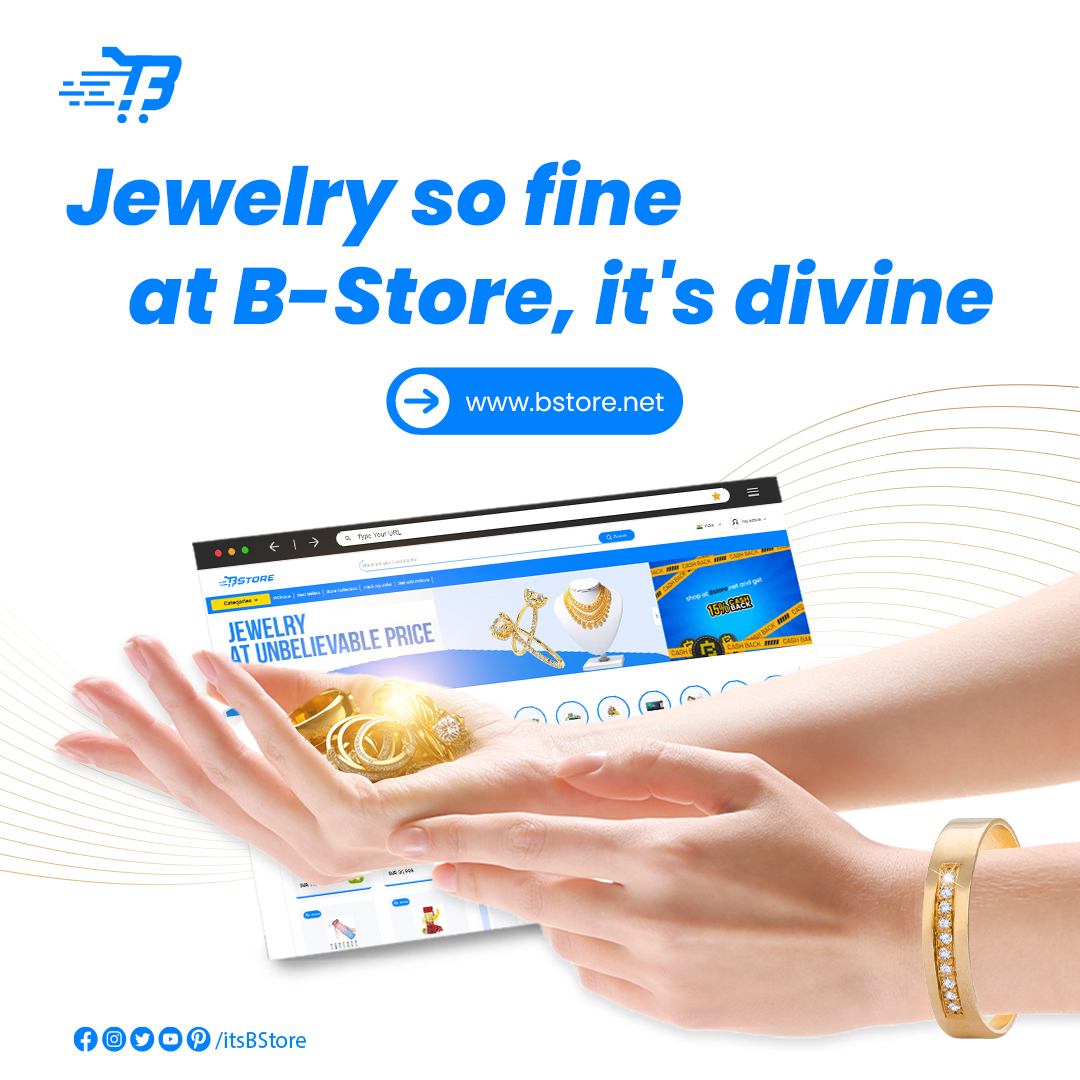 Elevate your style with our exquisite collection of jewelry. Discover timeless pieces that sparkle with elegance and sophistication.✨💎

Visit bstore.net and find the perfect addition to your collection today!

#BStore #Jewelry #FineJewelry #ShopSmart #Ecommerce