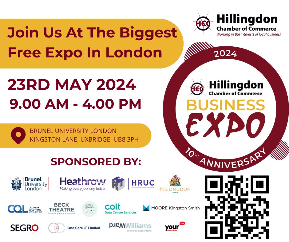 We’re exhibiting at the Hillingdon Business Expo this Thursday. It will be a fantastic event so why not pop in and say hello 👋 @Hillingdon @HillingdonCC #hillingdonbusinessexpo2024 #hbe2024