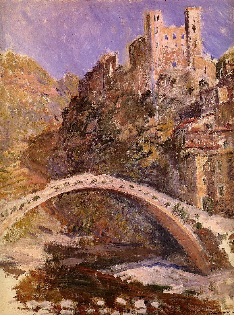 The Castle of Dolceacqua, 1884 linktr.ee/monet_artbot