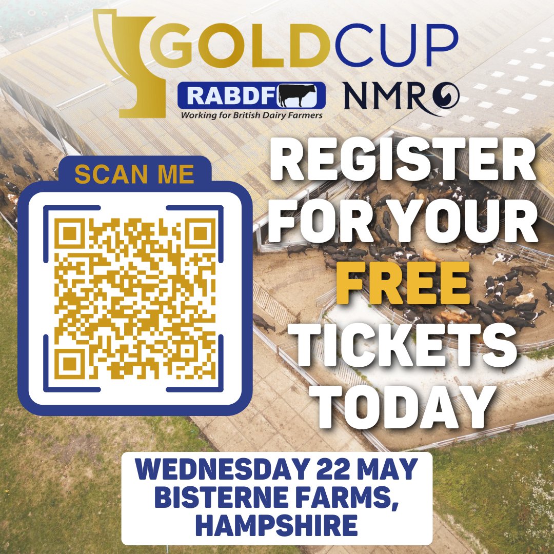 FREE Tickets available Now! 🎟️ Make sure you don’t miss out on registering for FREE tickets to the Gold Cup Open Day at Bisterne Farms on the 22nd May! Scan the QR Code or follow this link below to register your interest today: eventbrite.co.uk/e/rabdfnmr-gol…