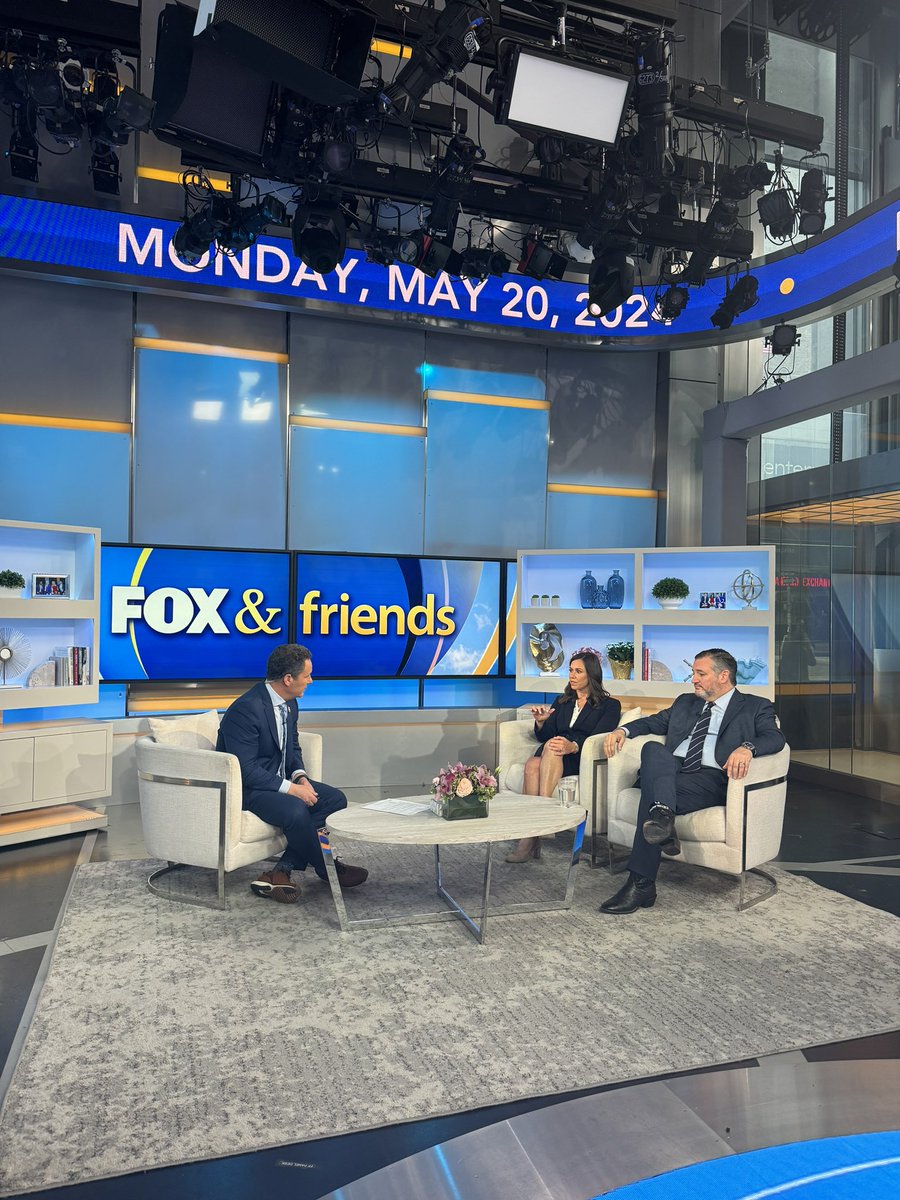 Coming up live on @foxandfriends with @tedcruz