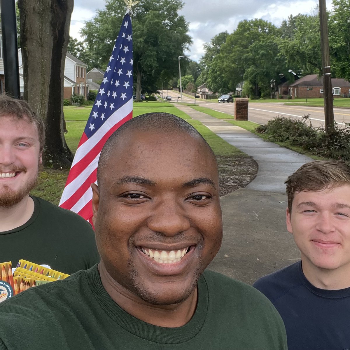 The American Dream is NOT DEAD, even in Memphis. These young men were out in the neighborhoods over the weekend talking LIFE, LIBERTY and the PURSUIT of HAPPINESS.