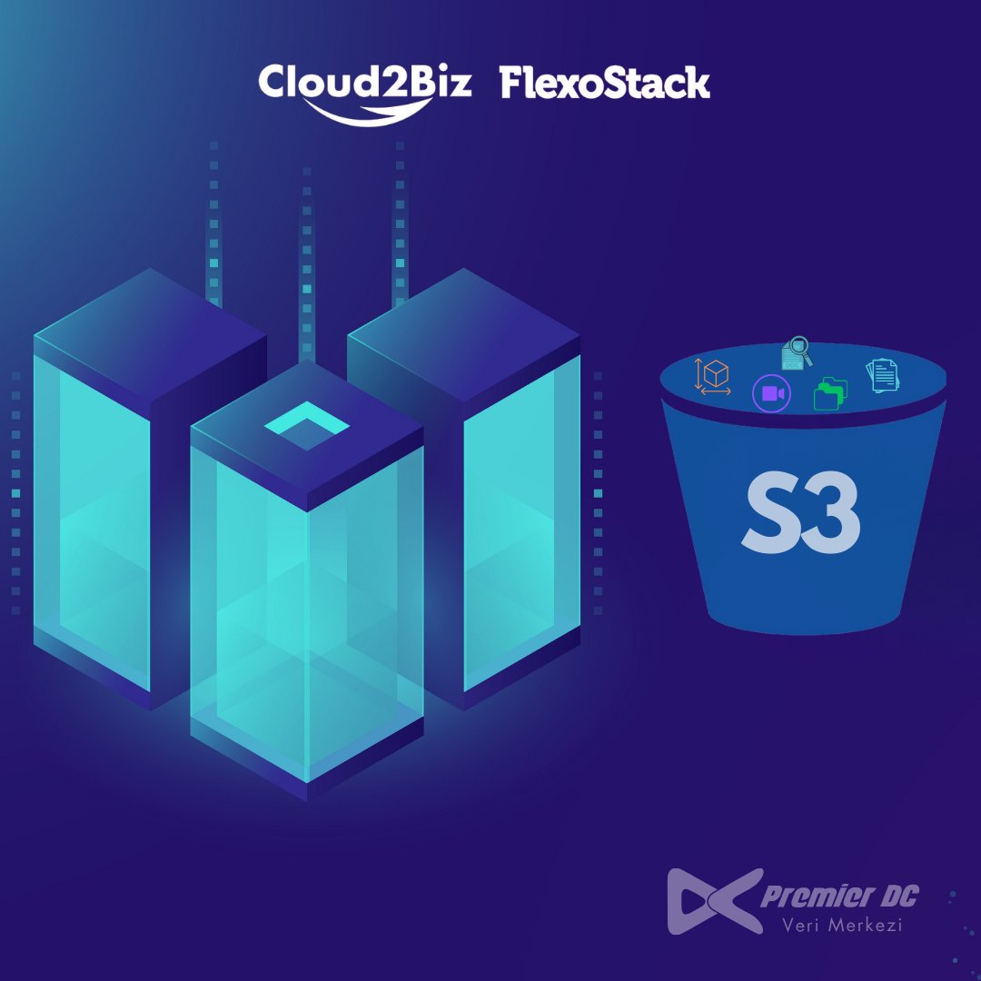 💻S3 Object Storage uyumlu yeni nesil Bulut Platformumuz Cloud2Biz FlexoStack , nesne depolama ile dijitali kolaylaştırır!
Verilerinizi tam esneklik ve maliyet ile depolayın ve yönetin.
🌐 lnkd.in/dN4A8wcr
☎ 0850 300 0 300

#bulutsunucu #cloudserver #s3 #objectstorage