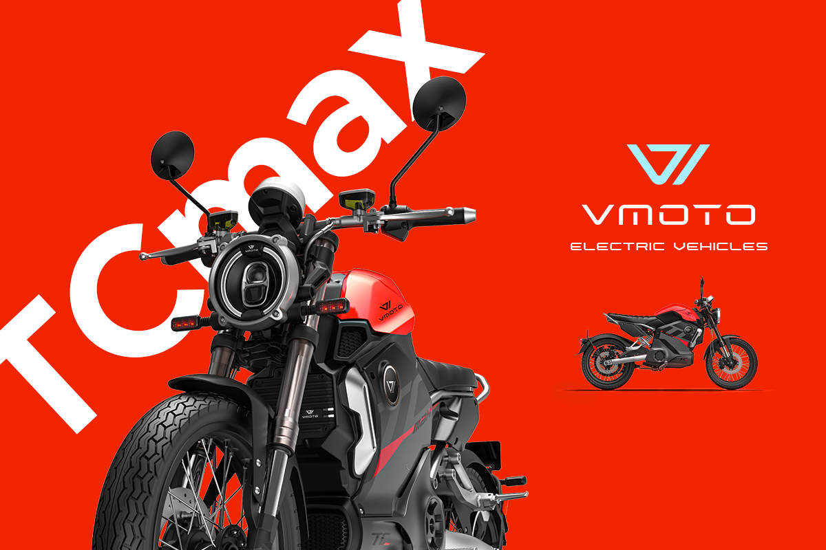 vmotosoco's tweet image. Dive into the future of urban mobility with Vmoto TCmax! ⚡️

With a top speed of 95 km/h, a range of 92 km and a sleek cafe racer style, it's not just a ride, it's an experience. 😎

#Vmoto #TCmax #UrbanMobility #ElectricMobility #EV