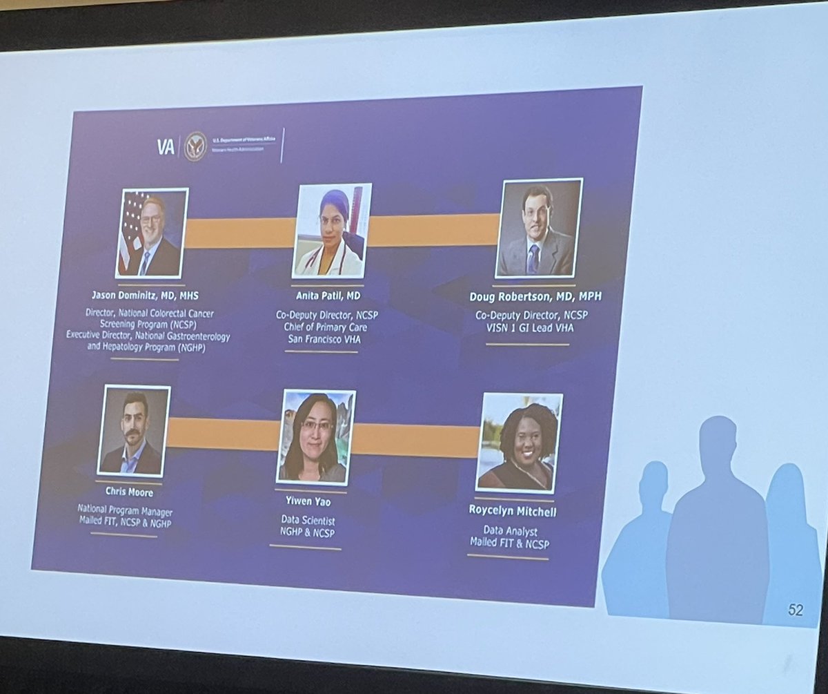 1st inaugural VAMC session moderated by @EPaineMD & @AasmaShaukatMD 🔥🔥 @DougRobertsonMD kickin’ off the AM w/ Mailed FIT initiative —> Proactive, systematic #CRCScreening program for average risk veterans 👏Shown to ⬆️ screening rates and ⬇️health disparities #DDW2024