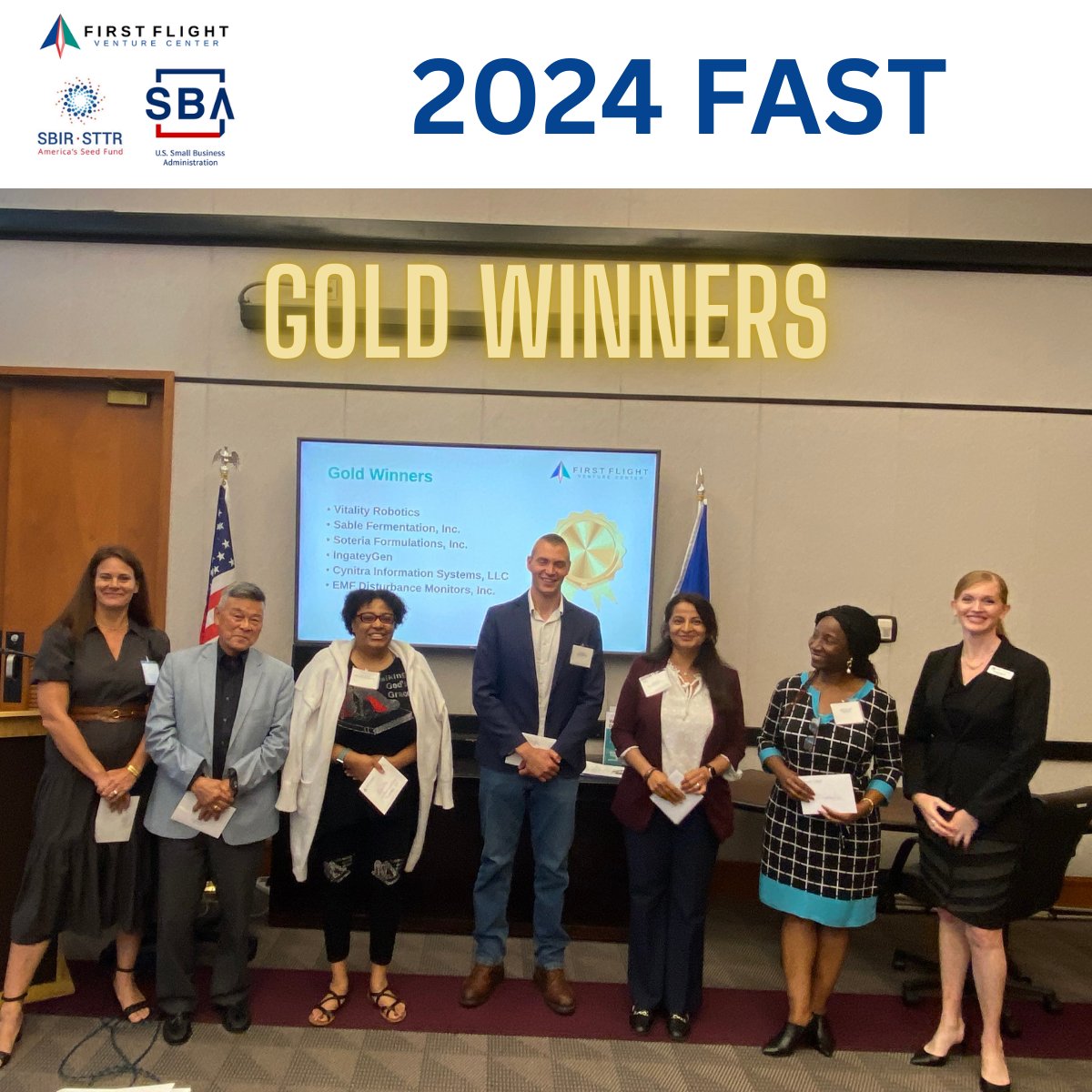 ffvcnc's tweet photo. 🎉 We are delighted to share with you our 2024 FAST Winners!
We're incredibly proud to celebrate your outstanding achievements.
#SBA #FAST #FFVC #NorthCarolina #ecosystem #ScienceandTechnology https://t.co/qnEkdgPCVt