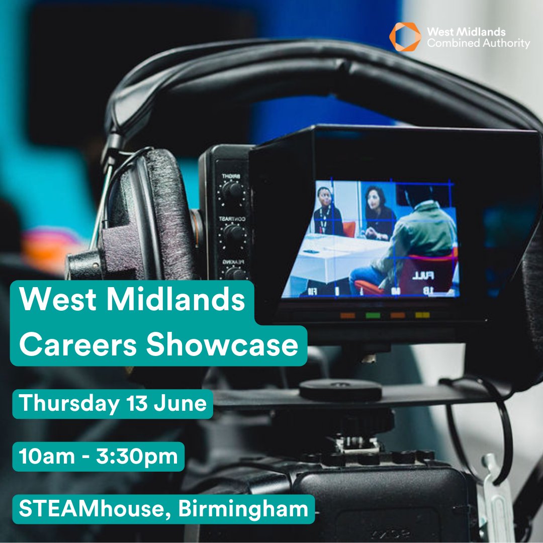 Ready to take the next step in your career? Don't miss the West Midlands Careers Showcase for a chance to explore diverse career paths. Don't miss out! Book your place now: tinyurl.com/3p32ynwu #CareerDevelopment #CareerFair #WMCAEvents @WestMids_CA