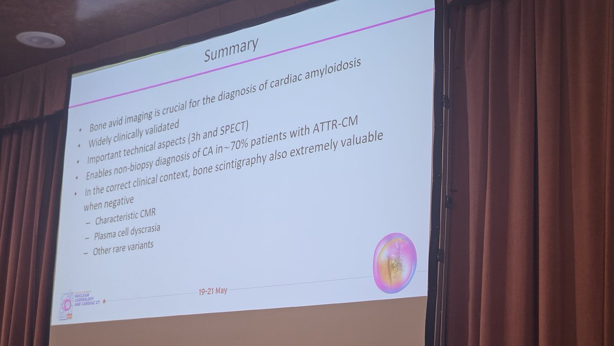 ✨Debates in nuclear cardiology at #ICNCCT2024 📌 Imaging cardiac #amyloidosis: bone avid imaging is all 👉Summary