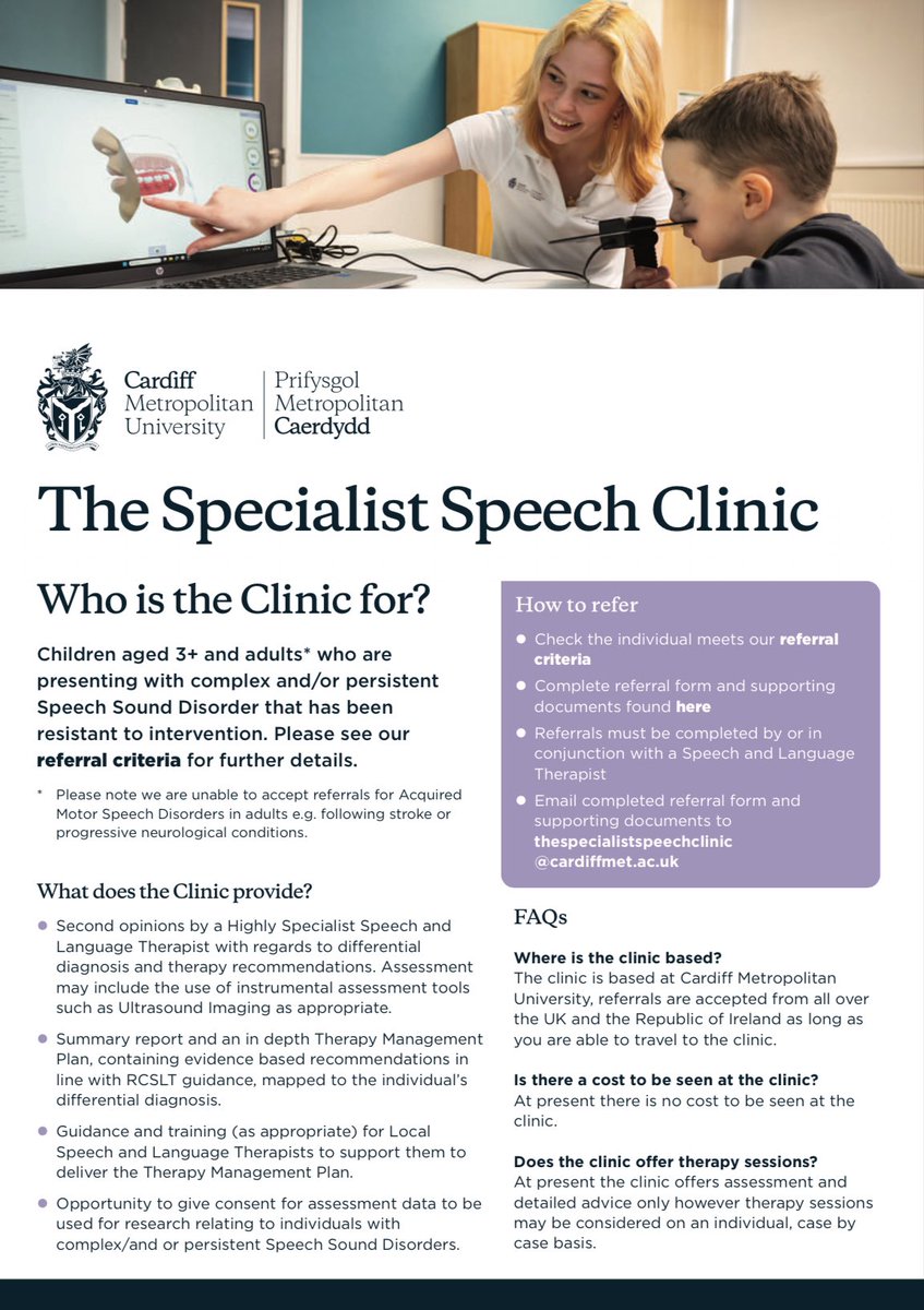 The Specialist Speech Clinic tweet media
