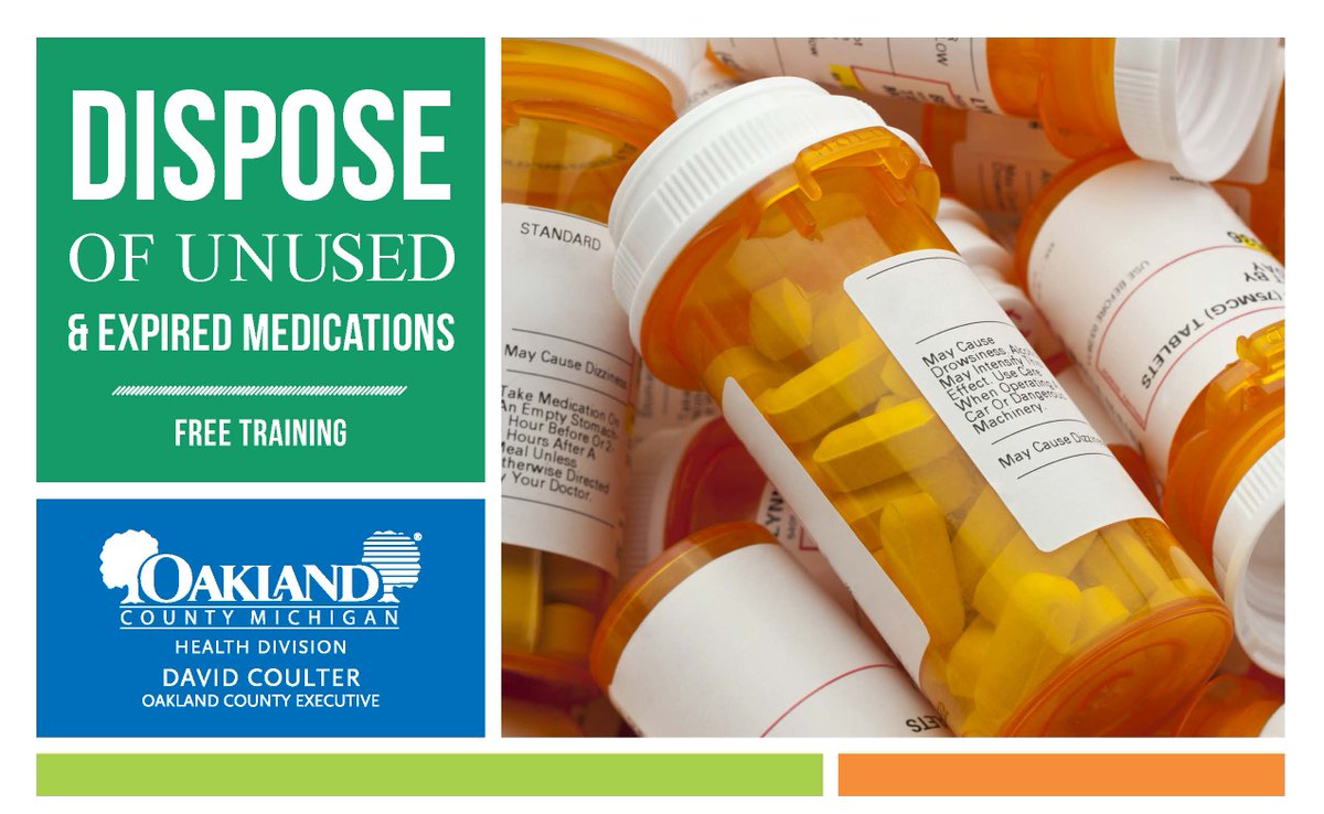 Contact us to learn more about our FREE training on how to properly dispose of unused and expired medications. bit.ly/41ZJmnO #SUDPrevention