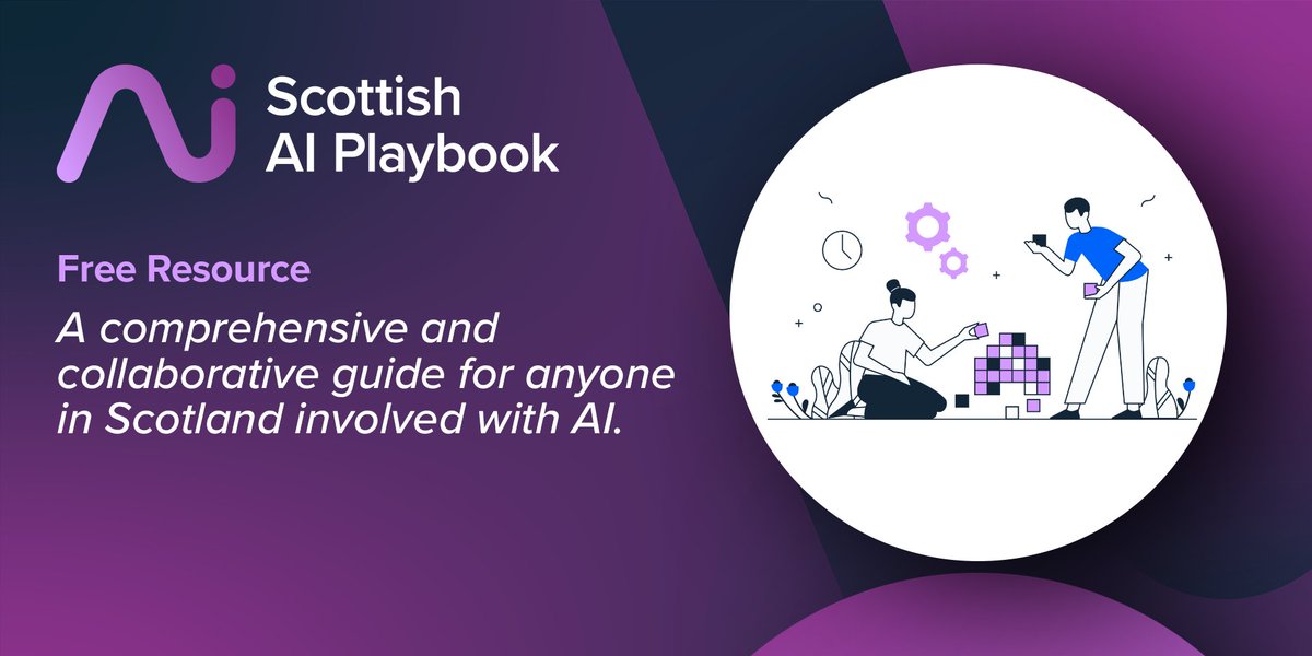 Discover the Scottish AI Playbook, a comprehensive & collaborative guide for anyone in Scotland involved with AI. Whether you're learning, using, developing, or exploring AI, this resource provides practical insights & tools tailored to your needs. scottishaiplaybook.com