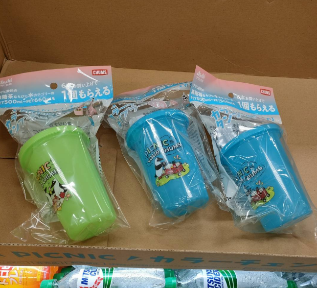 アサヒ飲料『CHUMS（チャムス）』カラーチェンジングタンブラーおまけ