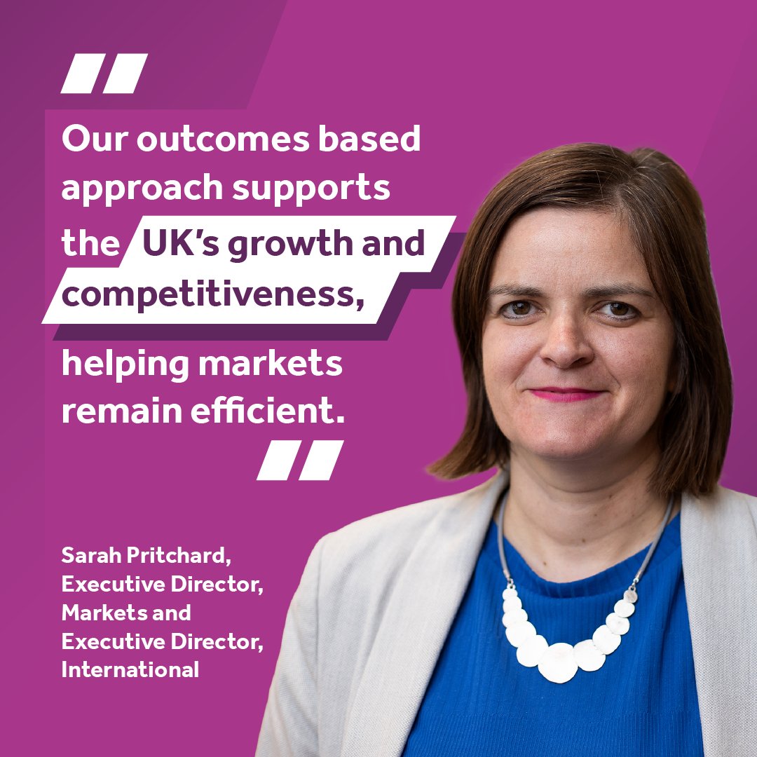 Speaking @cfcityweek 2024, Sarah Pritchard discusses market reforms and how outcomes focused regulation will continue to support innovation and help markets remain efficient. #FinancialRegulation #FinancialMarkets #Innovation fca.org.uk/news/speeches/…