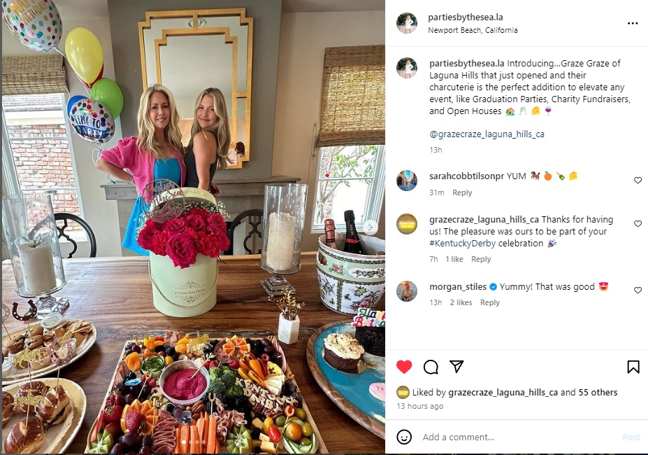 We're delighted to collaborate with Liz from @partiesbythesea.la to bring a taste of elegance and style to your events! Liz showcased our Kentucky Derby-themed Springtime Spread board and Char-Cutie-Cups to her 22.7K followers, perfectly capturing the essence of the celebratio...