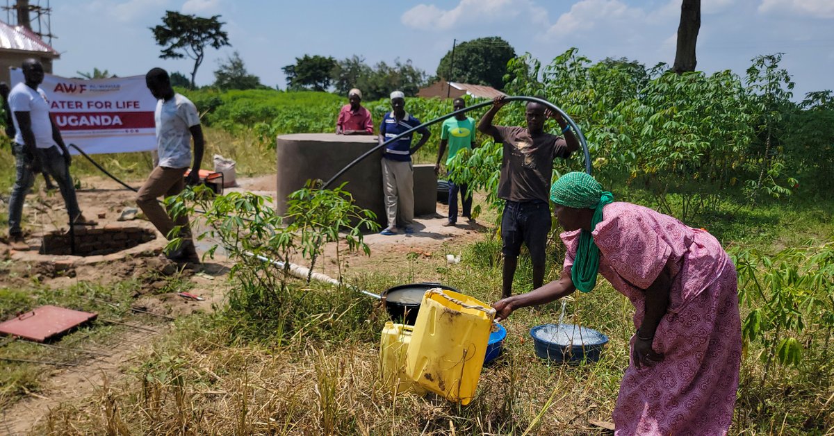 alwahabfdn's tweet photo. Help #AWF alleviate #waterscarcity in #Uganda. #Donate towards Uganda #waterwellproject and be the hope towards better and healthy life! 💧
For details, visit 🌐 https://t.co/MLBPR4R3cx or call 📞 020 8903 8944. https://t.co/M6Ztk9lsu3