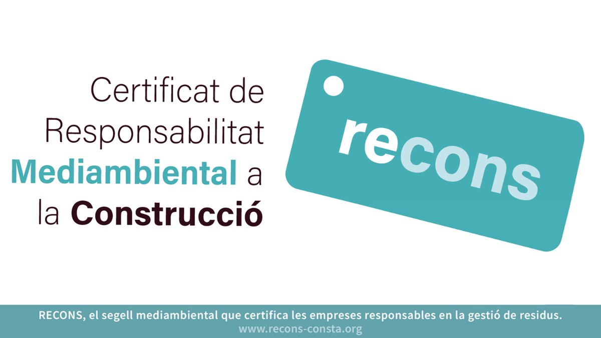 ConstructorsBCN's tweet image. ❓ Coneixes el segell #RECONS?

☑️ És el certificat que acredita que una empresa d'obres gestiona de forma adequada i sostenible els residus.

🎖️ Un compromís amb l'entorn i un distintiu de prestigi per als clients.

➕ recons-consta.org