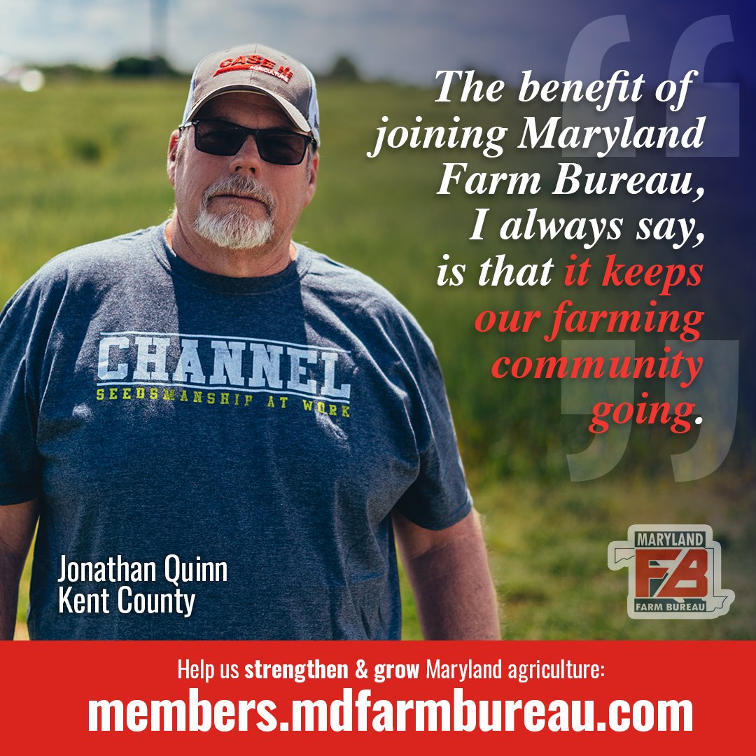 Becoming a Maryland Farm Bureau member is a game-changer for Maryland agriculture. Don’t just take our word for it – hear from real MDFB members! 👇 Join us at members.mdfarmbureau.com