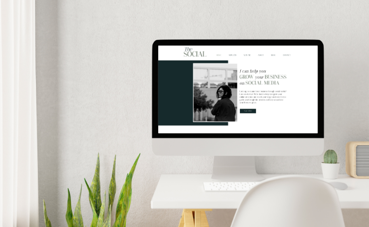 Luxury Wix Website Template for Agency, Minimal Wix Coach Webs by Lilylanesites etsy.me/4bq3wfJ via <a href="/Etsy/">Etsy</a>