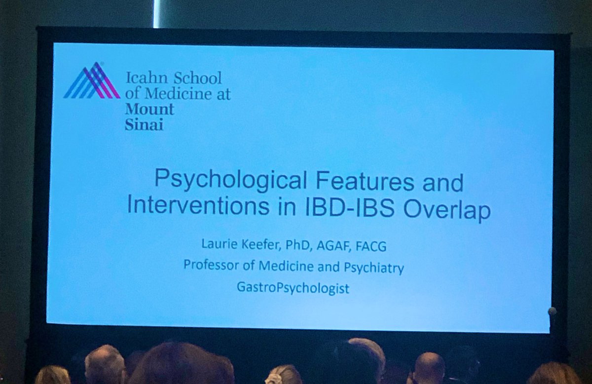 Starting off the morning with @drlauriekeefer’s talk on IBD-IBS overlap - an essential topic for #gastropsych! #DDW2024 @RomeGastroPsych